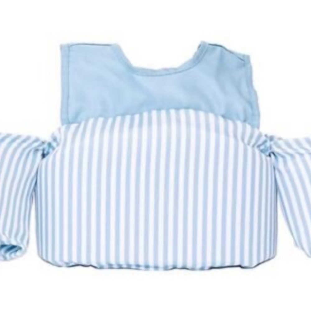 Blue Striped Kids Bib